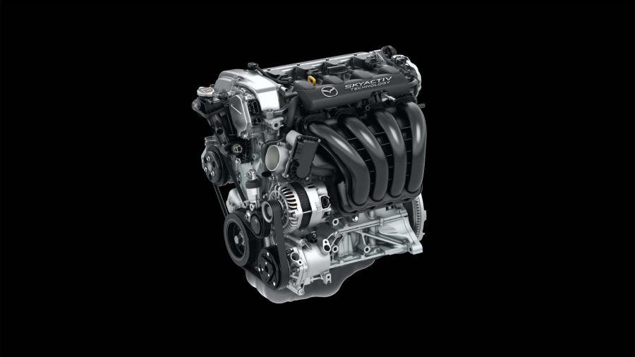 SKYACTIV G; New generation petrol engine with improved fuel efficiency and torque.